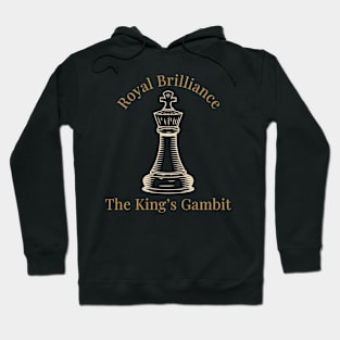 Royal Brilliance, The King's Gambit Chess Hoodie